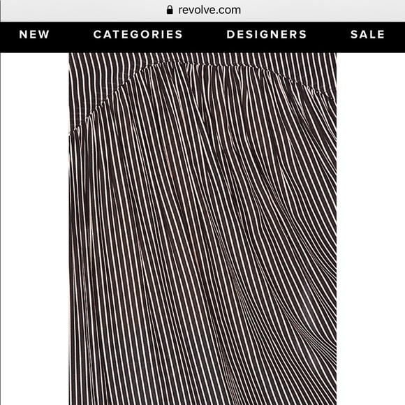 Sold!! NWT! Free People Muse Black Strip Top Size - Picture 3 of 6